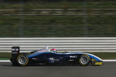 Romain Grosjean var hurtigste mand på førstedagen af testen på Hockenheim